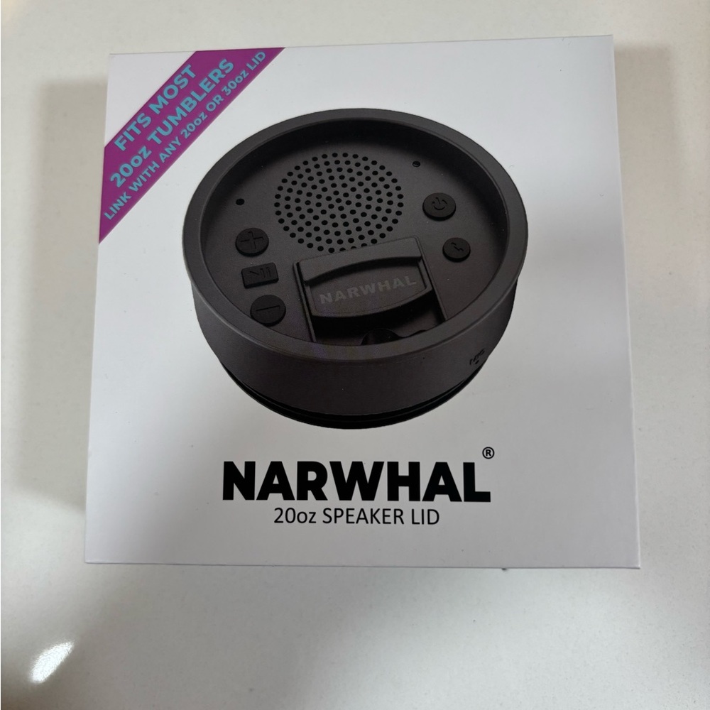 Black Speaker Lid for Tumblers